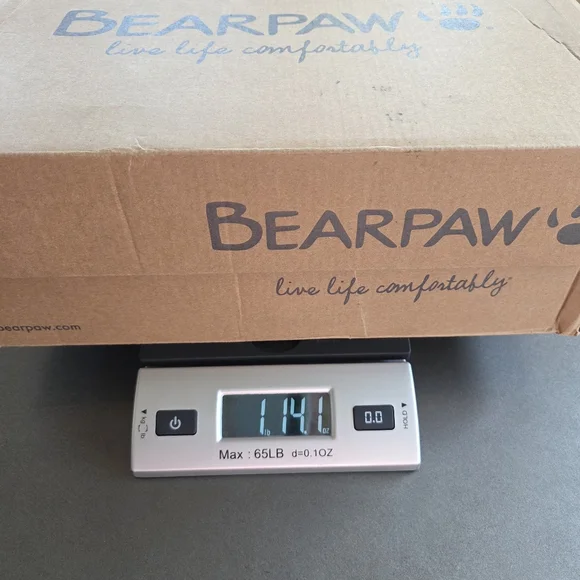 Bearpaw Martis Suede Slippers Slip Ons Size 8 NWT  Iced Coffee $75 - Picture 9 of 10